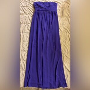 Lauren Ralph Lauren Evening Purple Strapless Floor Length Gown, Size 4